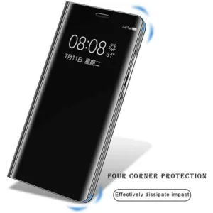 Capa Xiaomi Mi 10 5G Clear View Flip Cover - Preto - Image 3