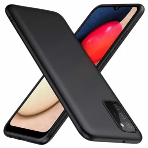 Capa Samsung Galaxy A02s Silicone Premium Preto - Image 1
