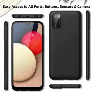 Capa Samsung Galaxy A02s Silicone Premium Preto - Image 2