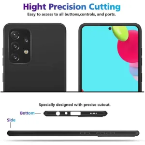 Capa Samsung Galaxy A53 5G Silicone Premium Preto
