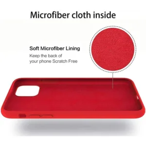 Capa Xiaomi Redmi 9A Silicone Líquido Premium - Vermelho - Image 3