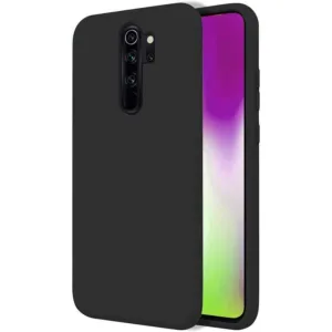 Capa Xiaomi Redmi Note 8 Pro Silicone Líquido Premium - Preto - Image 1