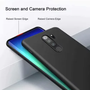 Capa Xiaomi Redmi Note 8 Pro Silicone Líquido Premium - Preto - Image 3