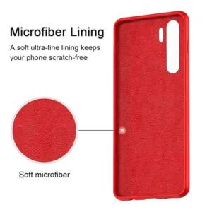 Capa Xiaomi Redmi Note 8 Pro Silicone Líquido Premium - Vermelho - Image 2