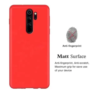 Capa Xiaomi Redmi Note 8 Pro Silicone Líquido Premium - Vermelho - Image 4