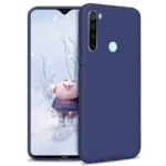 Capa Xiaomi Redmi Note 8 | Note 8 2021 Silicone Líquido - Azul