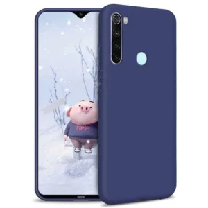 Capa Xiaomi Redmi Note 8 | Note 8 2021 Silicone Líquido - Azul