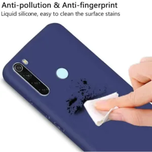 Capa Xiaomi Redmi Note 8 | Note 8 2021 Silicone Líquido - Azul - Image 4