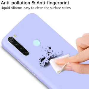 Capa Xiaomi Redmi Note 8 | Note 8 2021 Silicone Líquido - Lilás - Image 4