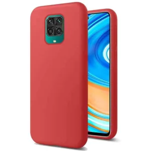 Capa Xiaomi Redmi Note 9 Pro Silicone Líquido Premium - Vermelho