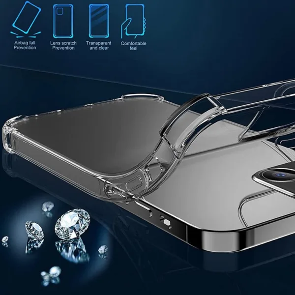Capa iPhone 15 Plus Anti-Choque Cristal Transparente