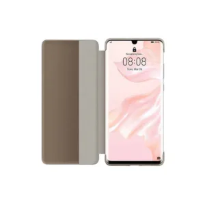 Capa Huawei P30 Pro Smart View Flip Cover -Dourado Rosa - Image 3