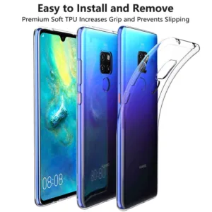 Capa Huawei Mate 20 Silicone Ultrafino - Transparente - Image 3
