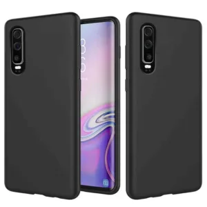 Capa Huawei P30 Silicone Premium Preta - Image 1