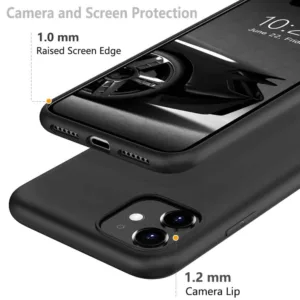 Capa iPhone 15 Pro Silicone Ultrafino Preto