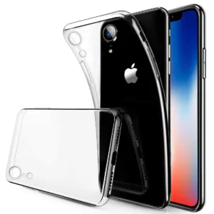 Capa iPhone XR Silicone Premium - Cristal Transparente - Image 1