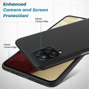 Capa Samsung Galaxy A42 5G Silicone Premium Preto