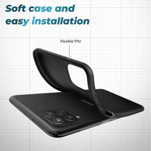 Capa Samsung Galaxy A22 4G Silicone Premium Preto