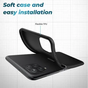 Capa Samsung Galaxy A12 | M12 Silicone Premium Preto - Image 4