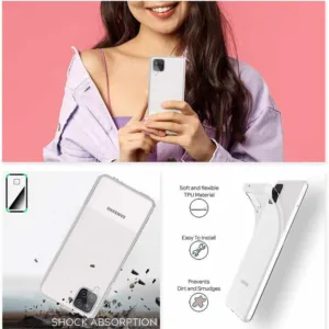 Capa Samsung Galaxy A22 4G Silicone Ultra Fina Transparente