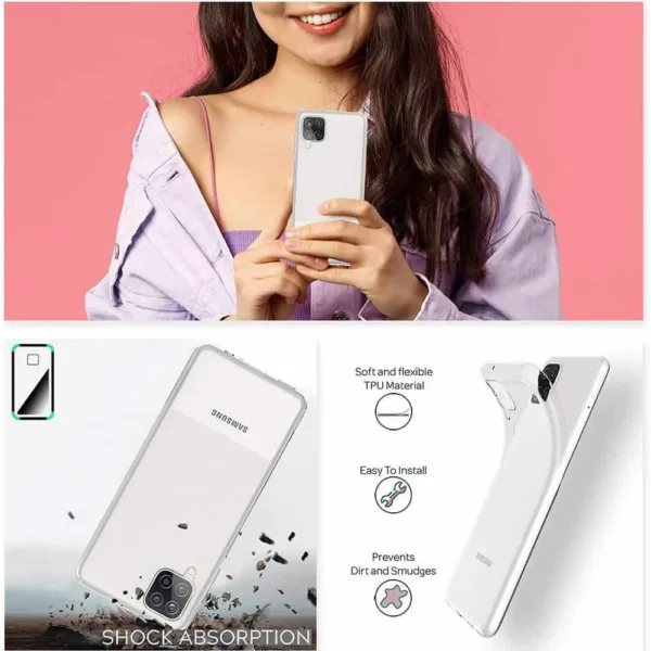 Capa Samsung Galaxy A22 5G Silicone Ultra Fina Transparente