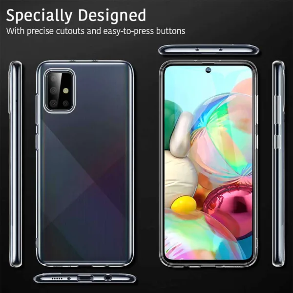 Capa Samsung Galaxy A51 Silicone Ultrafino - Transparente