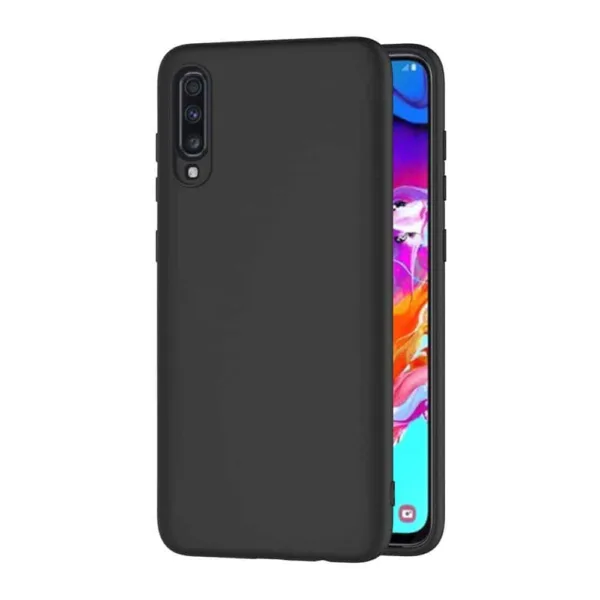 Capa Silicone Samsung Galaxy A70 Preta