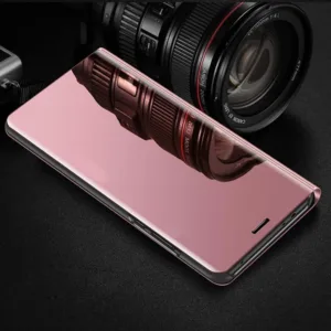 Capa Samsung Galaxy A20E Clear Flip Cover - Dourado Rosa