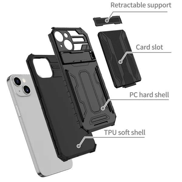 Capa iPhone 13 Pro Premium Hybrid Armor