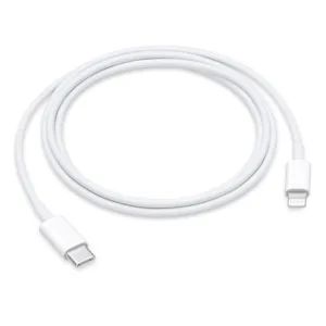 Cabo USB C para iPhone Lightning 2.1A - 2M - Branco