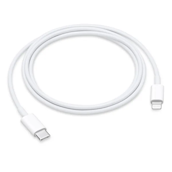 Cabo USB C para iPhone Lightning 2.1A - 2M - Branco