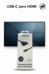 Divisor HDMI 1x2 – Macho para 2 Fêmea 30cm