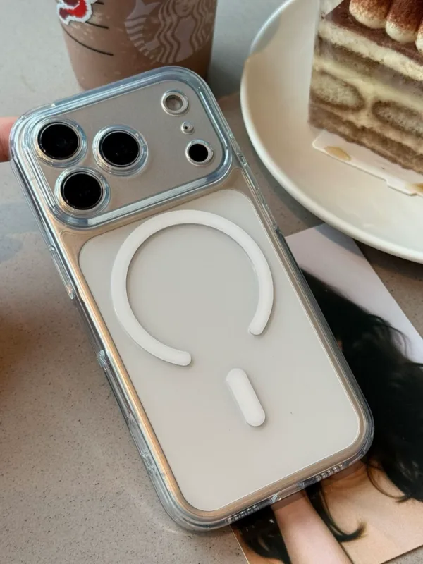 Capa iPhone 17 Pro com MagSafe - Cristal Transparente
