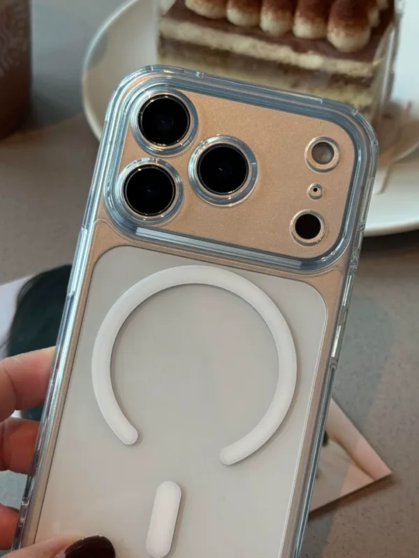 Capa iPhone 17 Pro com MagSafe - Cristal Transparente