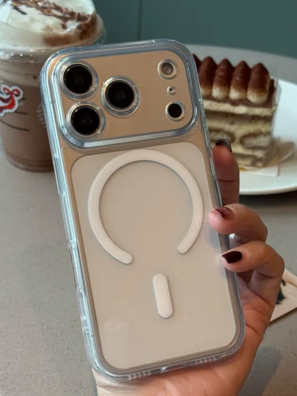 Capa iPhone 17 Pro com MagSafe - Cristal Transparente