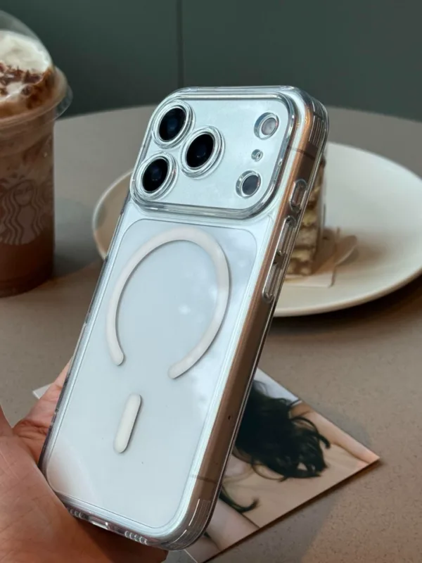 Capa iPhone 17 Pro com MagSafe - Cristal Transparente