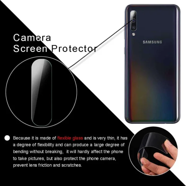 Película de Vidro Temperado Câmera Traseira Samsung Galaxy A70