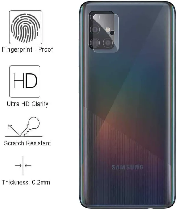 Película de Vidro Temperado Câmera Traseira Samsung Galaxy A51 5G
