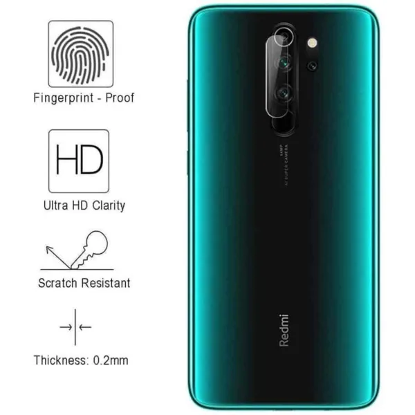 Película de Vidro Temperado Câmera Traseira Xiaomi Redmi Note 8 Pro