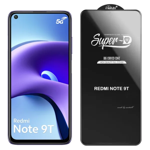 Pelicula-de-Vidro-Xiaomi-Redmi-Note-9T-5G-Super-D-Mietubl.jpg Película de Vidro Temperado Xiaomi Redmi Note 9T - Super D Mietubl