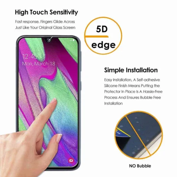 Película de Vidro Temperado Samsung Galaxy A41 - 5D Full Glue