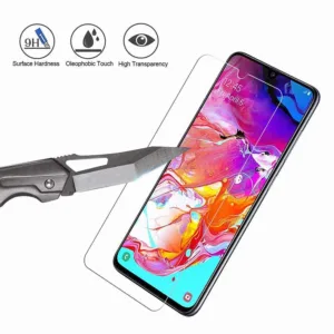Película de Vidro Temperado Samsung Galaxy A70 - Super Transparente - Image 3