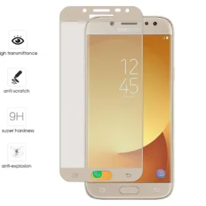 Película de Vidro Temperado Samsung Galaxy A3 2017 - 5D Dourado