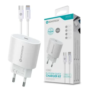 Carregador Lightning iPhone 11-14 com Cabo PD 20W