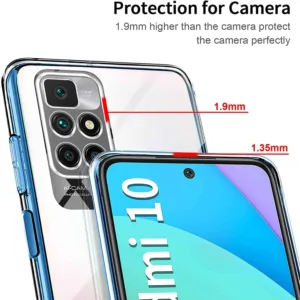 Capa Xiaomi Redmi 10 Silicone Premium - Cristal Transparente
