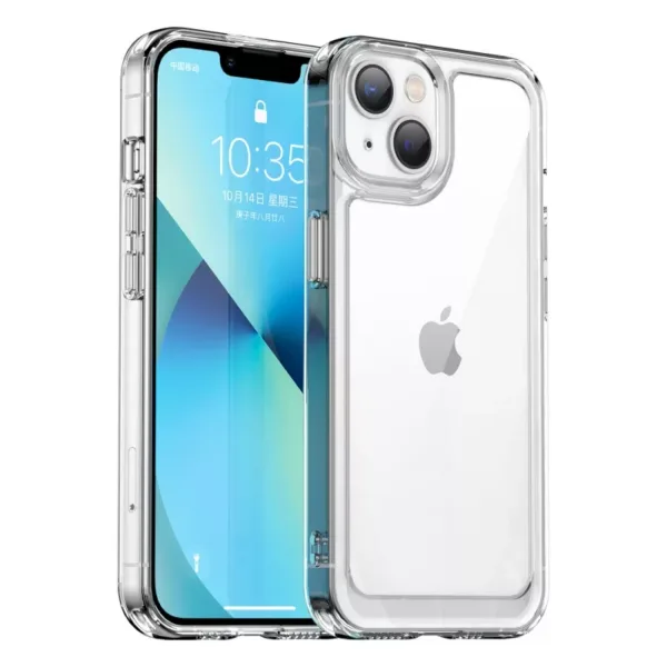 Capa iPhone 14 Plus Silicone Space Anti-Amarelado