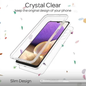 Capa 360 Samsung Galaxy A02S (166,5mm) Full Cover Transparente