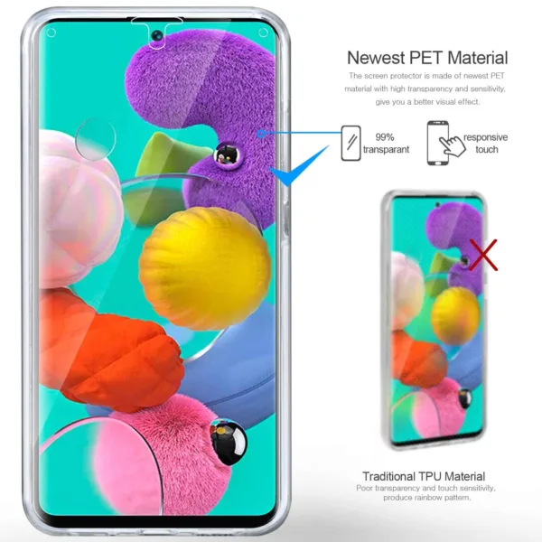 Capa 360 Samsung Galaxy A51 - Full Cover Transparente