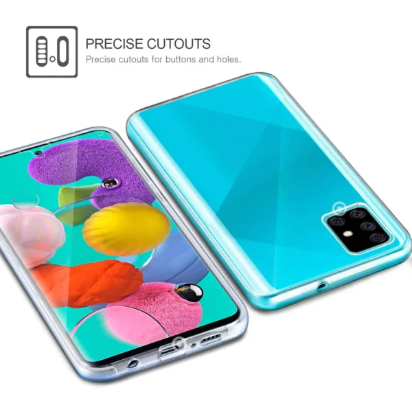 Capa 360 Samsung Galaxy A41 - Full Cover Transparente