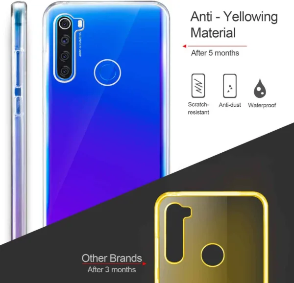 Capa 360 Xiaomi Redmi Note 8T - Full Cover Transparente